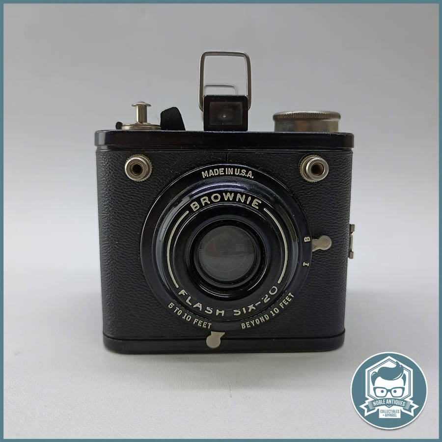 Original Vintage 1930`s Kodak Brownie Flash Six-20 USA 620 Film Camera!!!