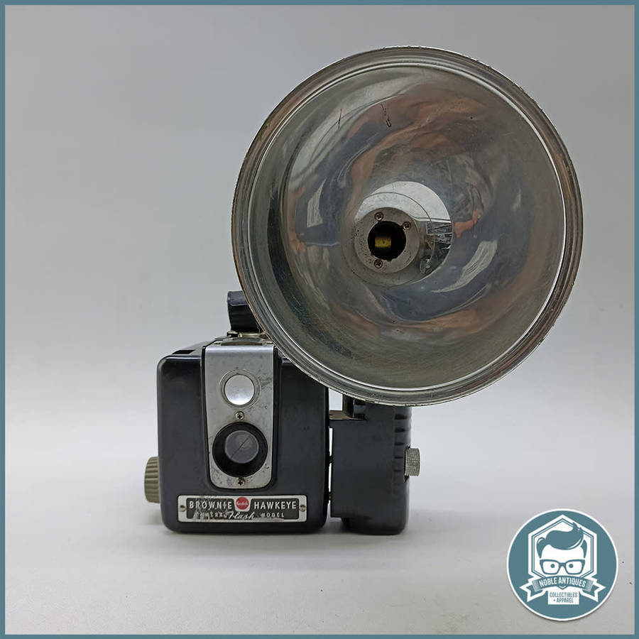 Original Vintage 1950`s Kodak Brownie Hawkeye Flash Model Camera!!!