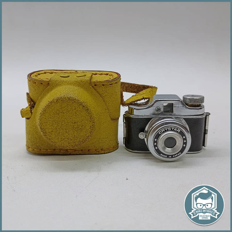Original Vintage 1950`s Crystar Mini Spy Camera and Case!!!
