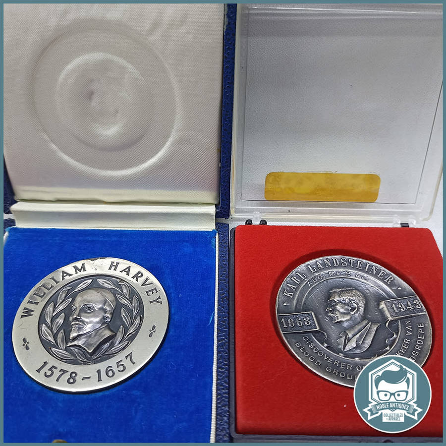 Commemorative 925 50th and 150th Blood donor Coins - Bid For All Three!!!