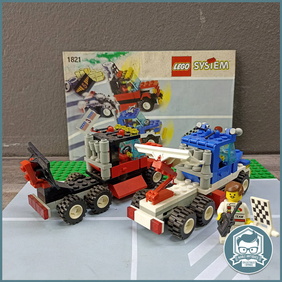 Original 1996 LEGO 1821 - Rally Racers (No Box, With Manual)!!!