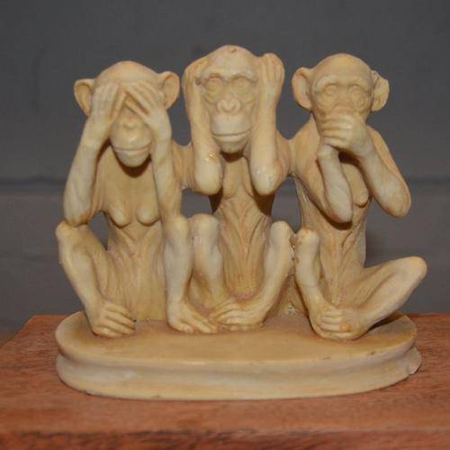 Hear no evil, see no evil, speak no evil Monkeys
