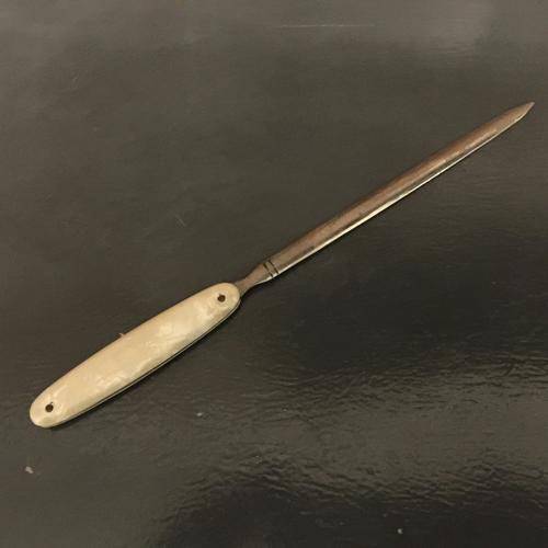 Vintage Letter Opener with Mother of Pearl Handle