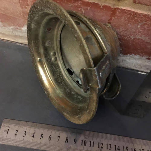 Old Brass Miners Lamp Casing
