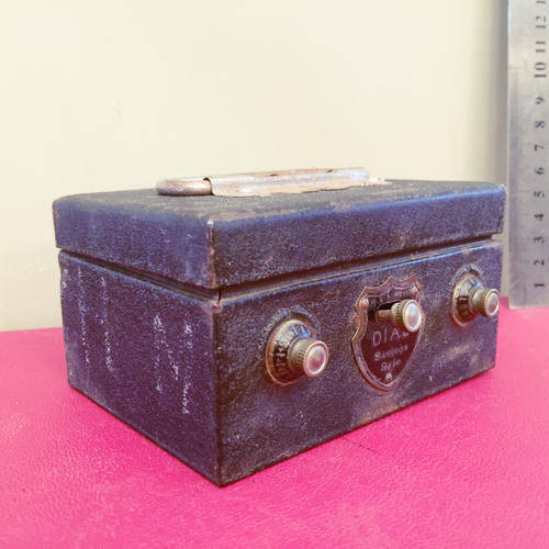 Antique Metal Dial Saving Safe (Savings Bank) - Made in Japan