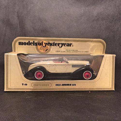 Rare Boxed Vintage Matchbox 1935 Auburn - Late to Auction