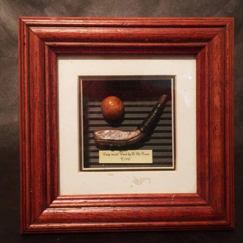 Framed Antique Golf Club Reproduction - 150mm x 150mm
