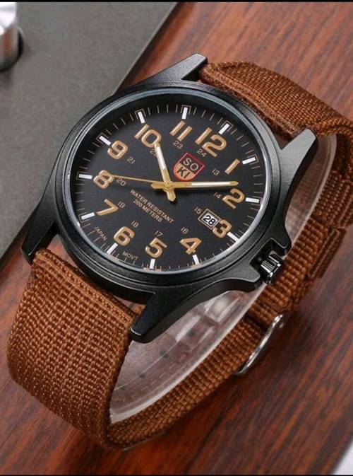 men watch with bracelets