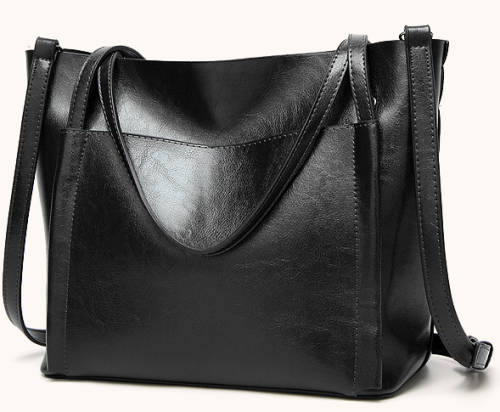 All-match big capacity lady bag. Black color. Stock in ZADelivery only start 17 Jan 2018