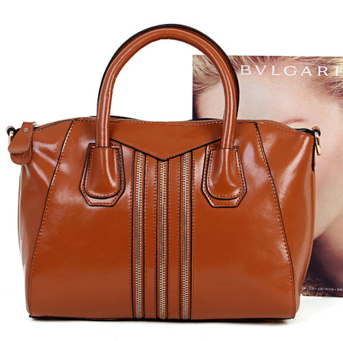 Genuine leather retro woman handbag promotion, shoulder bag. brown color. Stock in ZA