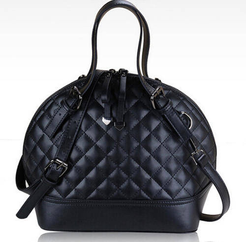 Genuine leather classic clutch! Multi-use ladies handbag. Black color