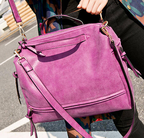 Chamois motor bag, large capacity. Rose color. Stock in ZA