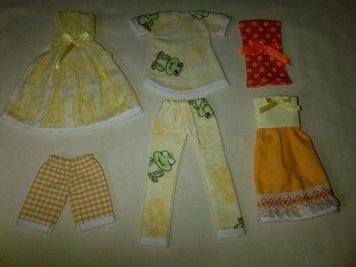 HANDMADE BARBIE DOLL CLOTHING PACK