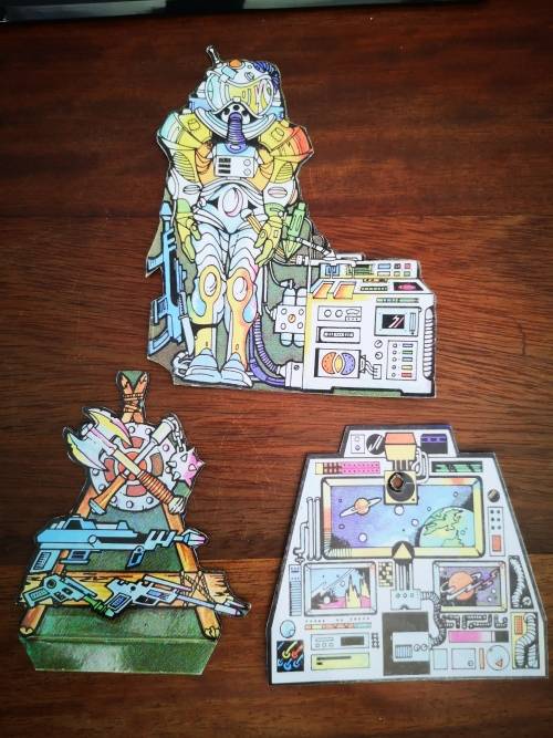 Castle Grayskull reproduction cardboard inserts and stickers (MOTU vintage spares)