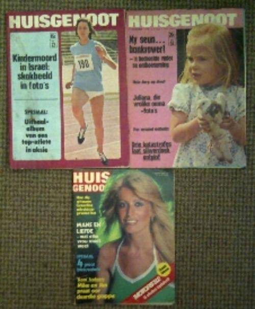 3 X VINTAGE HUISGENOOT MAGAZINES!!!!