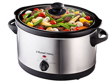 RUSSEL HOBBS 6.5 LITRE OVAL SLOW COOKER
