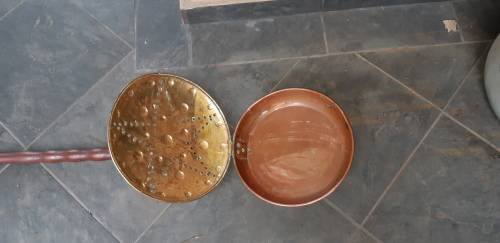 Vintage Copper & Brass Bed pan
