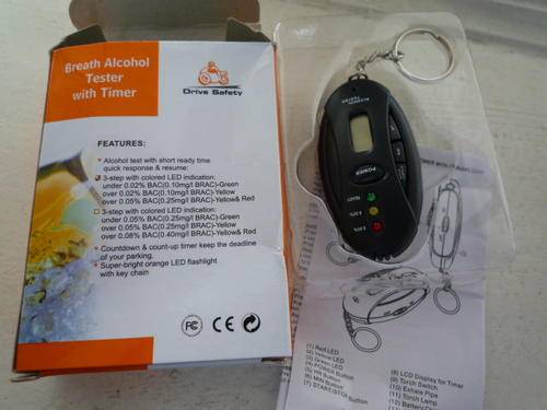 Breath Alcohol Tester with Timer