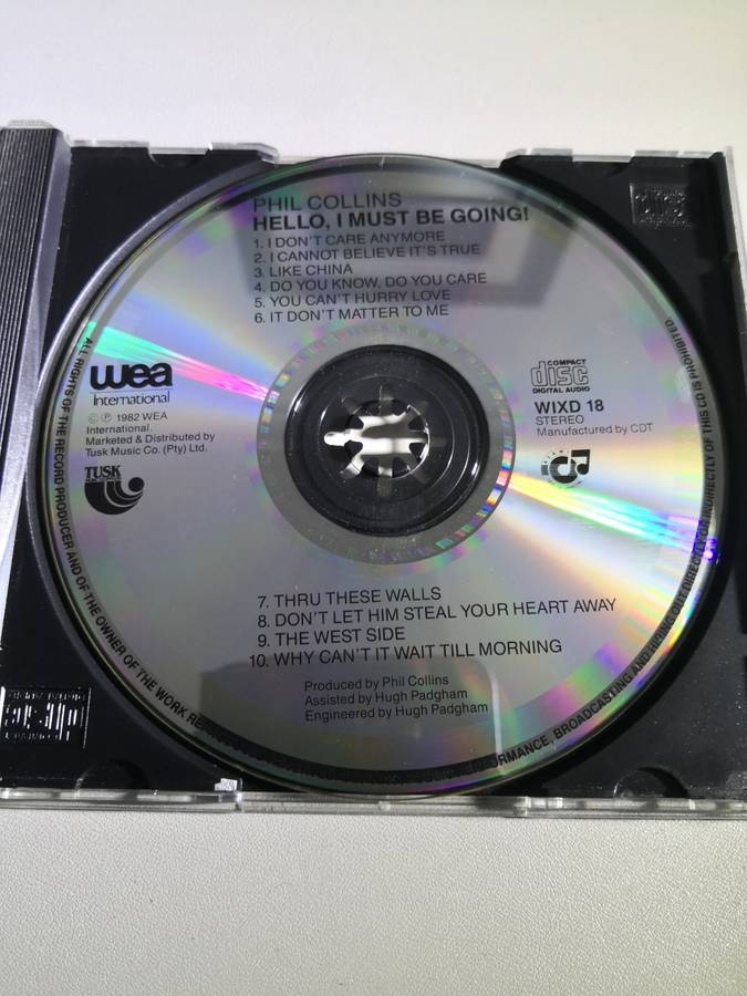 Phil Collins - Hello, I Must Be Going! CD