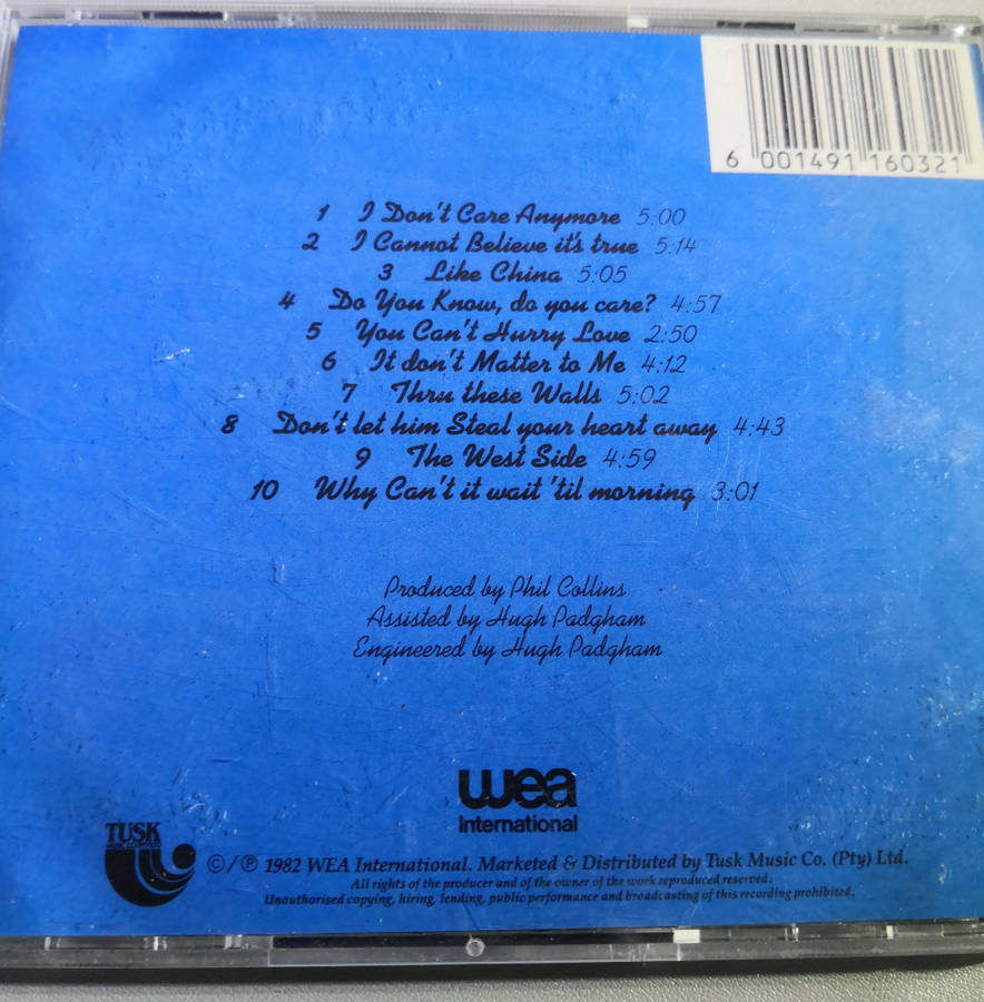 Phil Collins - Hello, I Must Be Going! CD