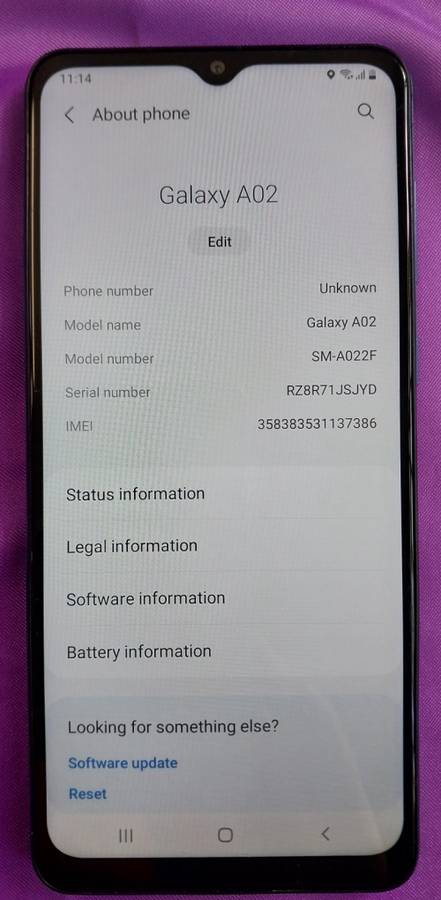 Samsung Galaxy A02