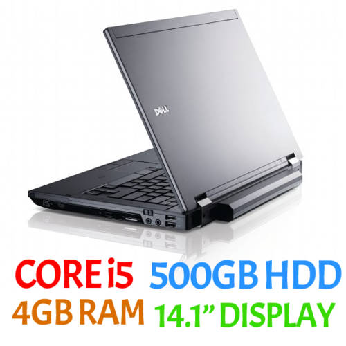 Dell Latitude E6410 - Core i5 2.4Ghz, 4GB RAM, 500GB HDD, Wireless, Bluetooth, 3G, Windows 10