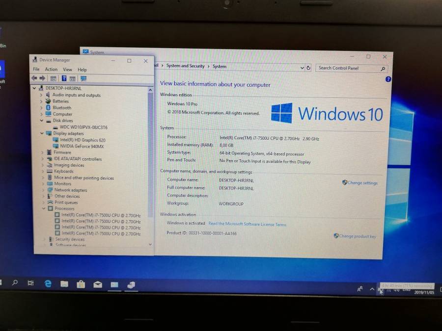 *HIGH SPEC* 2019 LENOVO THINKPAD E470 CORE i7-7500U/ NVIDIA GEFORCE 940MX/ 8GB DDR4/ ACTIVE WARRANTY