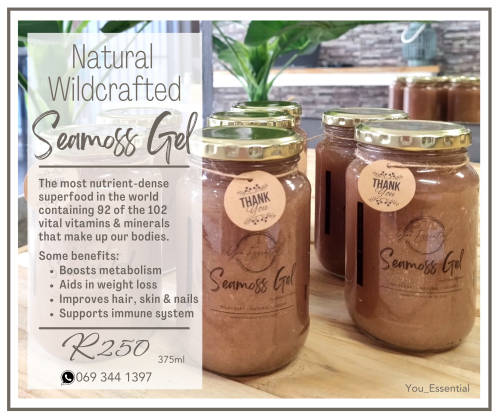 Sea Moss Gel 375ml (100% Pure Full Spectrum Seamoss gel)