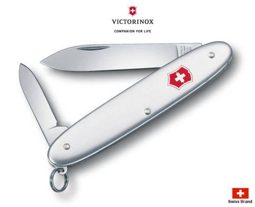 VICTORINOX SWISS ARMY KNIFE | EXCELSIOR | MEDIUM | ORIGINAL | SLIM BRUSHED METAL PANELS | BRAND NEW