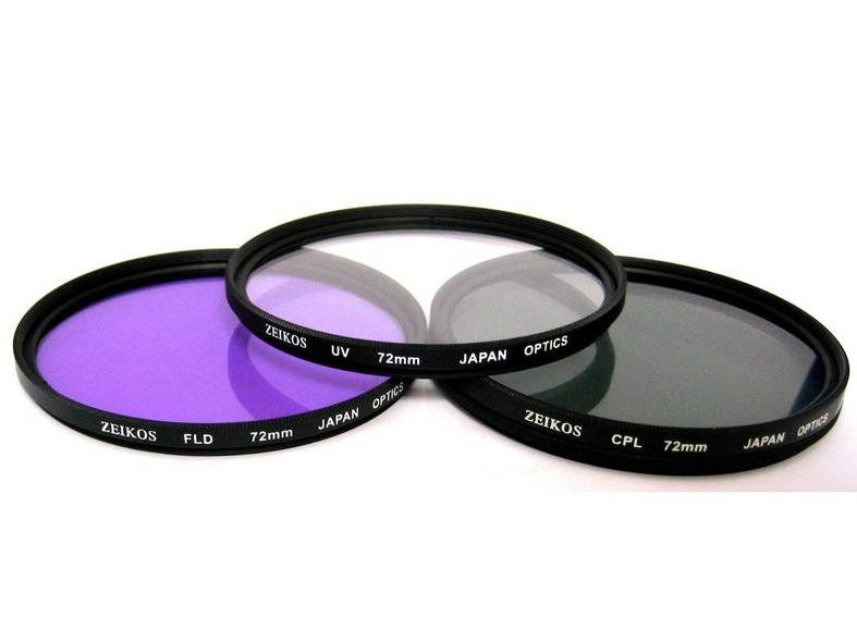 62mm or 67mm or 77mm MC Glass Filter Kit (UV-CPL-FLD)