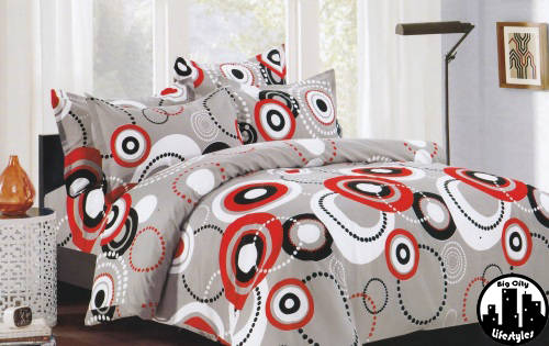 6 Piece Printed Microfiber Duvet Cover Sets | Queen