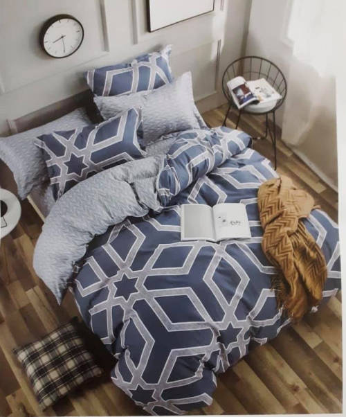 6 Piece Cotton Cotton Comforter Set | Double