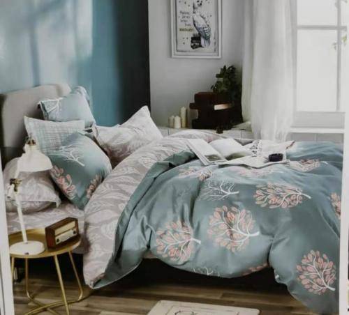 6 Piece Printed Cotton Duvet Cover Sets | Queen