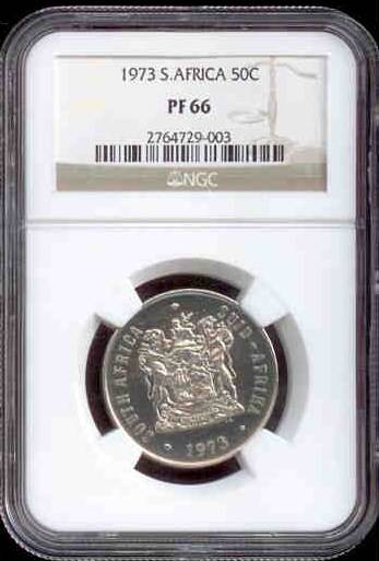 1973 Ngc Graded PF66 50Cent Perfect Coin