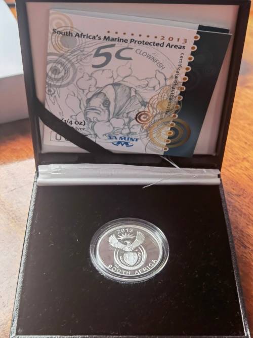!!!!!! R99 SALE !!!!!!! 2013 PROOF MARINE PROTECTED AREAS 5 CENTS