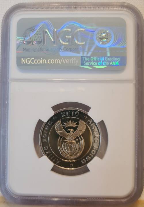 2nd Highest grade!!!!!!    2019 DEMOCRACY R5 - graded PF68  CAMEO at NGC