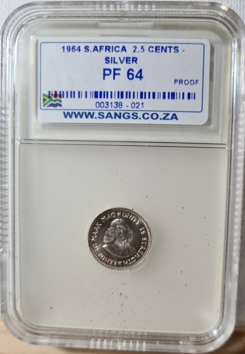 1964 PF64 - 2,5 Cent