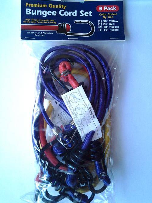 BUNGEE CORD SET (6 PIECE)