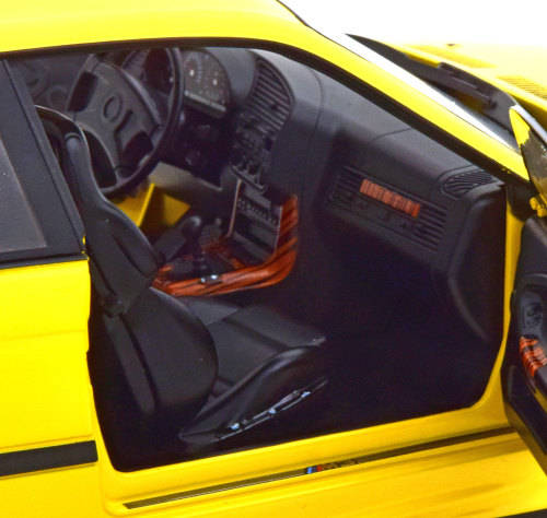 Diecast BMW E36 M3 model car by Solido - Dakar Yellow - DEFECTIVE MODEL - PLEASE READ DESCRIPTION