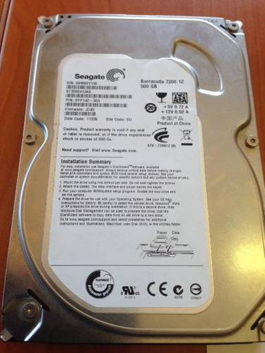 500 GB Seagate SATA