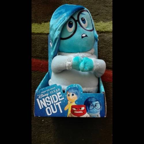 Inside Out movie character  - Sadness 30 cm plush toy.