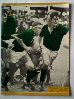 Springboks vs the Lions  1980 1st test. Came out in 2 covers, this program is the scarcest of the 2.