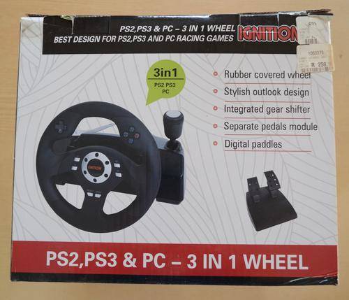 PS2, PS3 & PC 3 in 1 Wheel