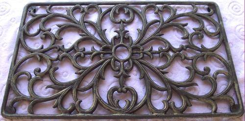 Very heavy cast iron doormat - 60 x 36 x 2cm