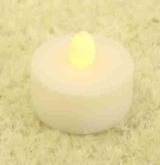 Flameless tea light candle