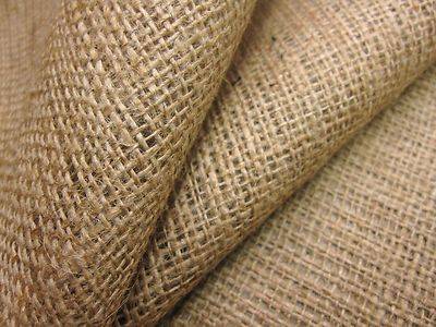 Rusty Hessian Fabric for DIY Wedding Decor