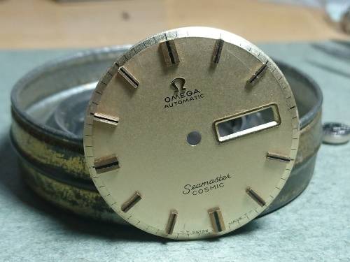 OMEGA case and dial lot