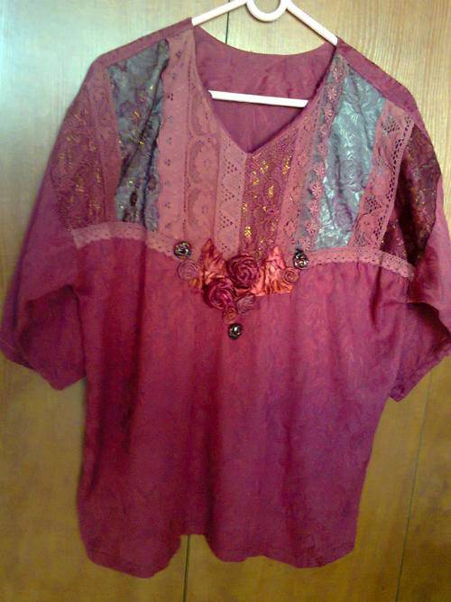 SALE: DARK PINK TOP - XXL
