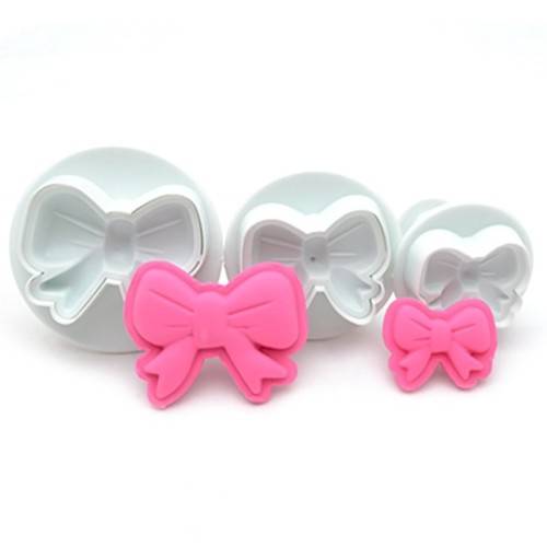 ***3 PIECE*** BOW FONDANT PLUNGER SET