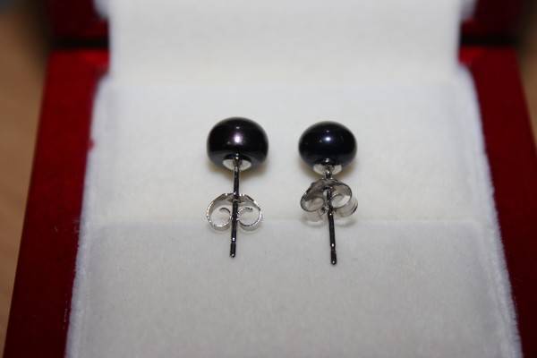 925 silver 6-7mm Pearl earrings